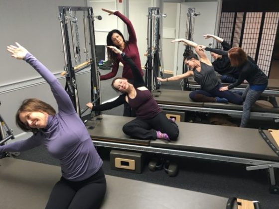 Using the Stott Pilates Reformers at The Core Connection’s new Pilates studio in Westborough