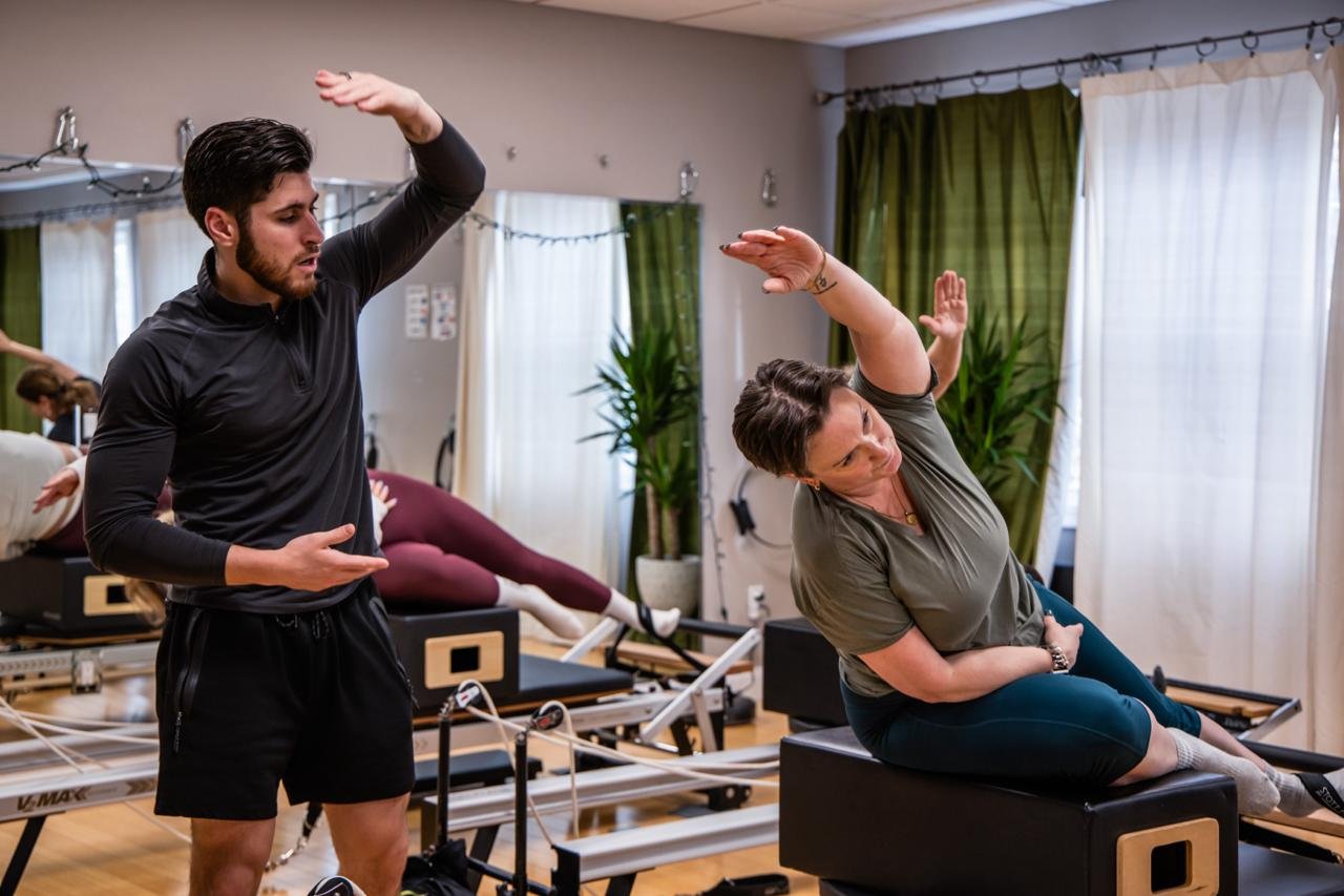 Reformer Pilates studio at The Core Connection